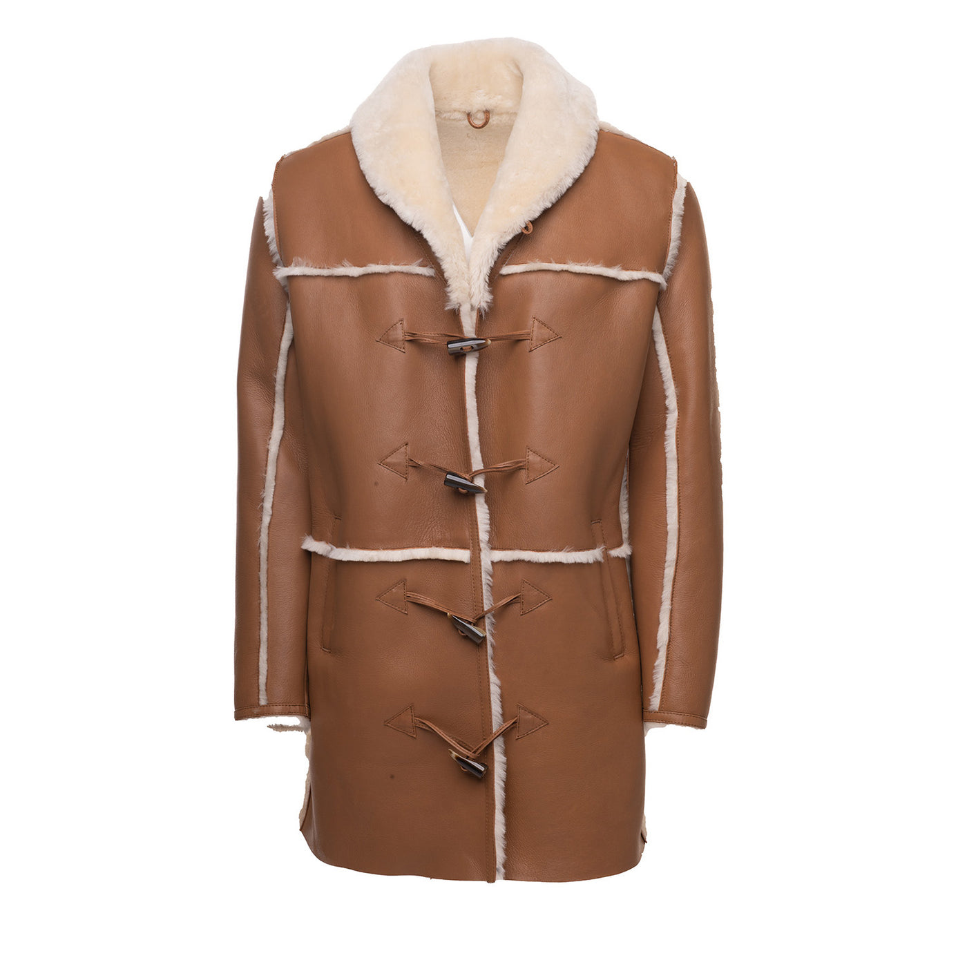 Ace Western Long Shearling Coat