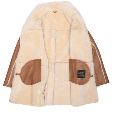 Ace Western Long Shearling Coat