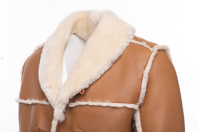 Ace Western Long Shearling Coat