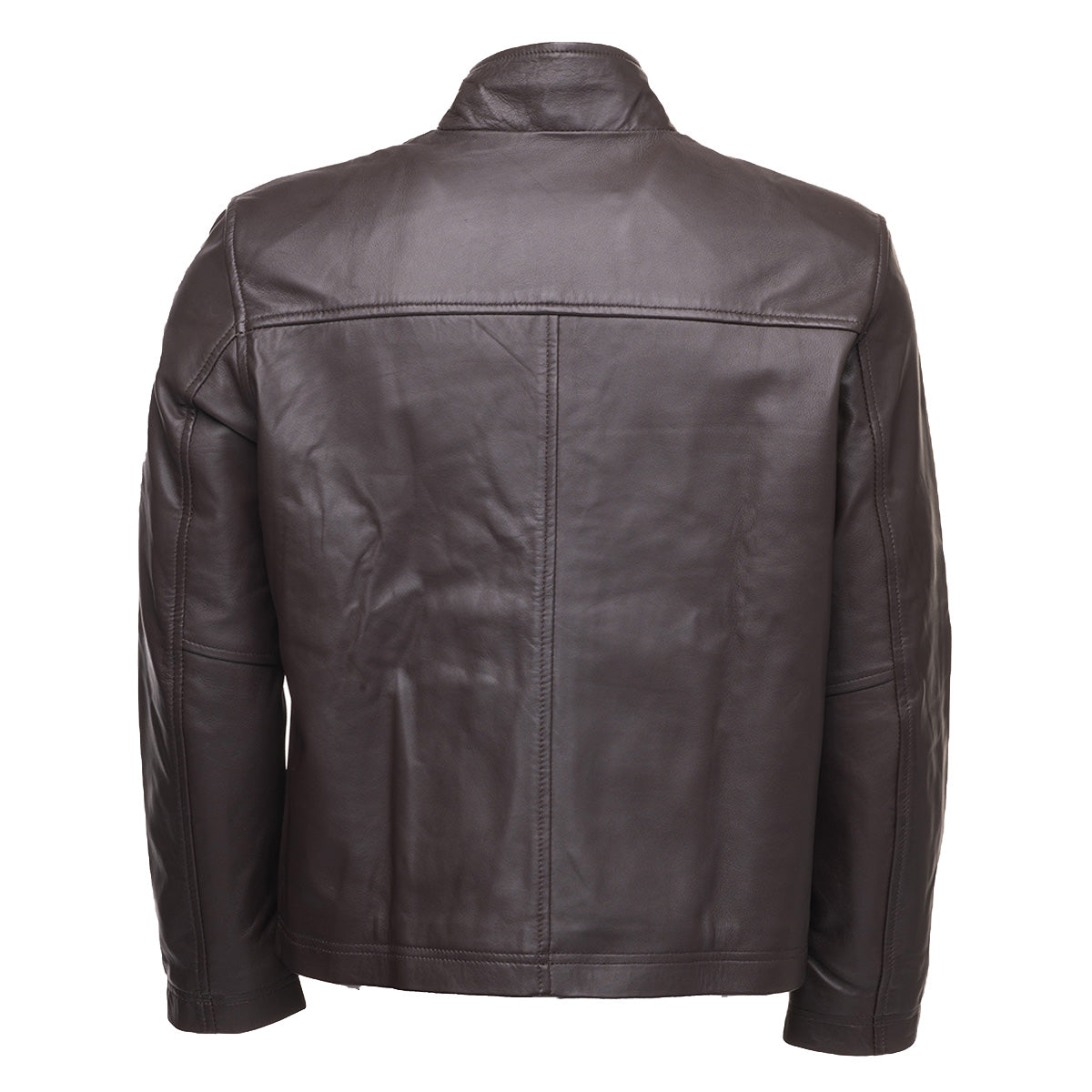 Henry Mateo Dark Brown leather jacket