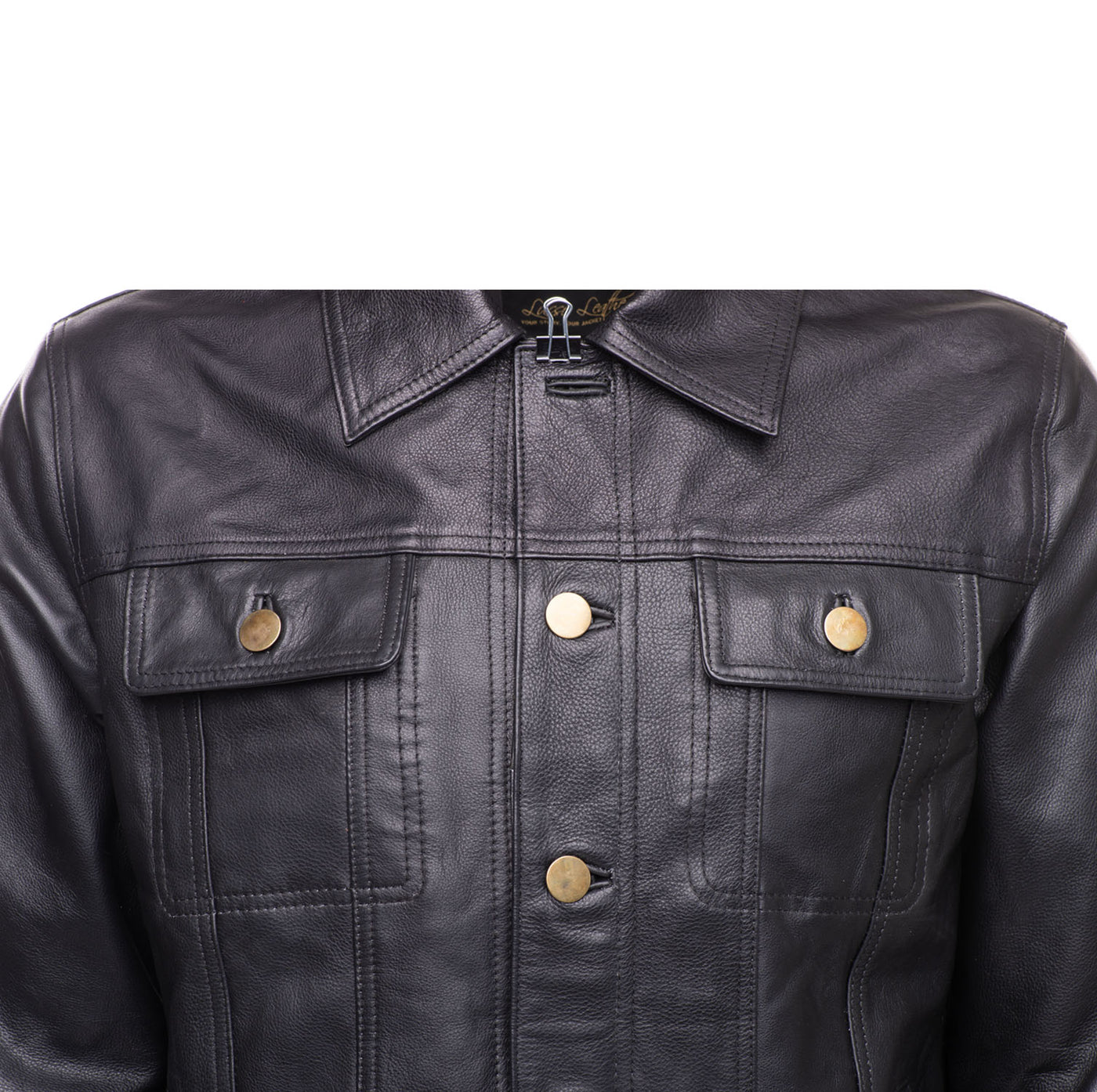 Mason Trucker leather jacket