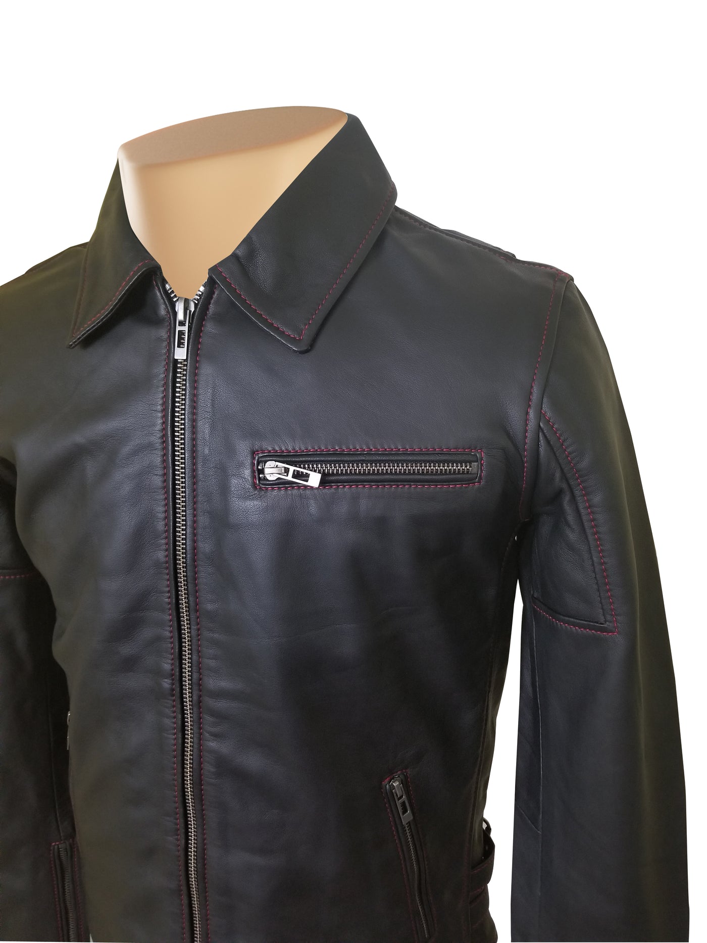 Soft and Comfortable Bonnie's black leather jacket 