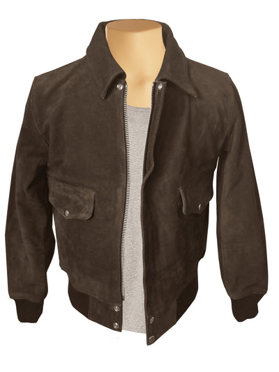 Look Cool with Bernard's Brown Bomber Jacket