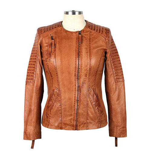 Womens Bessemer Leather Jacket