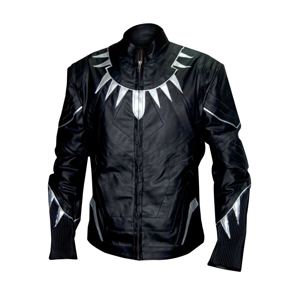 Warm Stylish Boseman's Black Panther Jacket