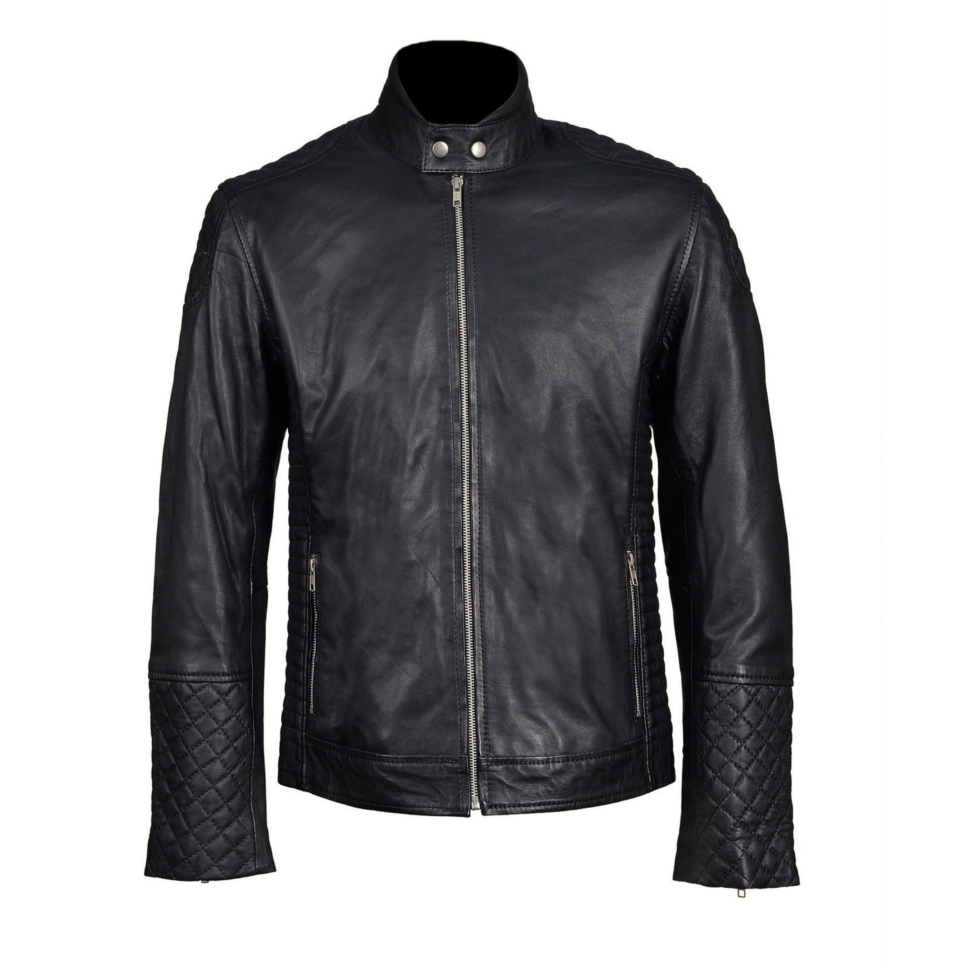 Fashionable Tyrons Quilted Moto Jacket