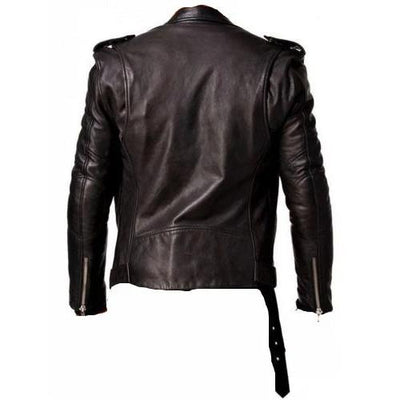 Perfect Size Biker Jacket with Belt