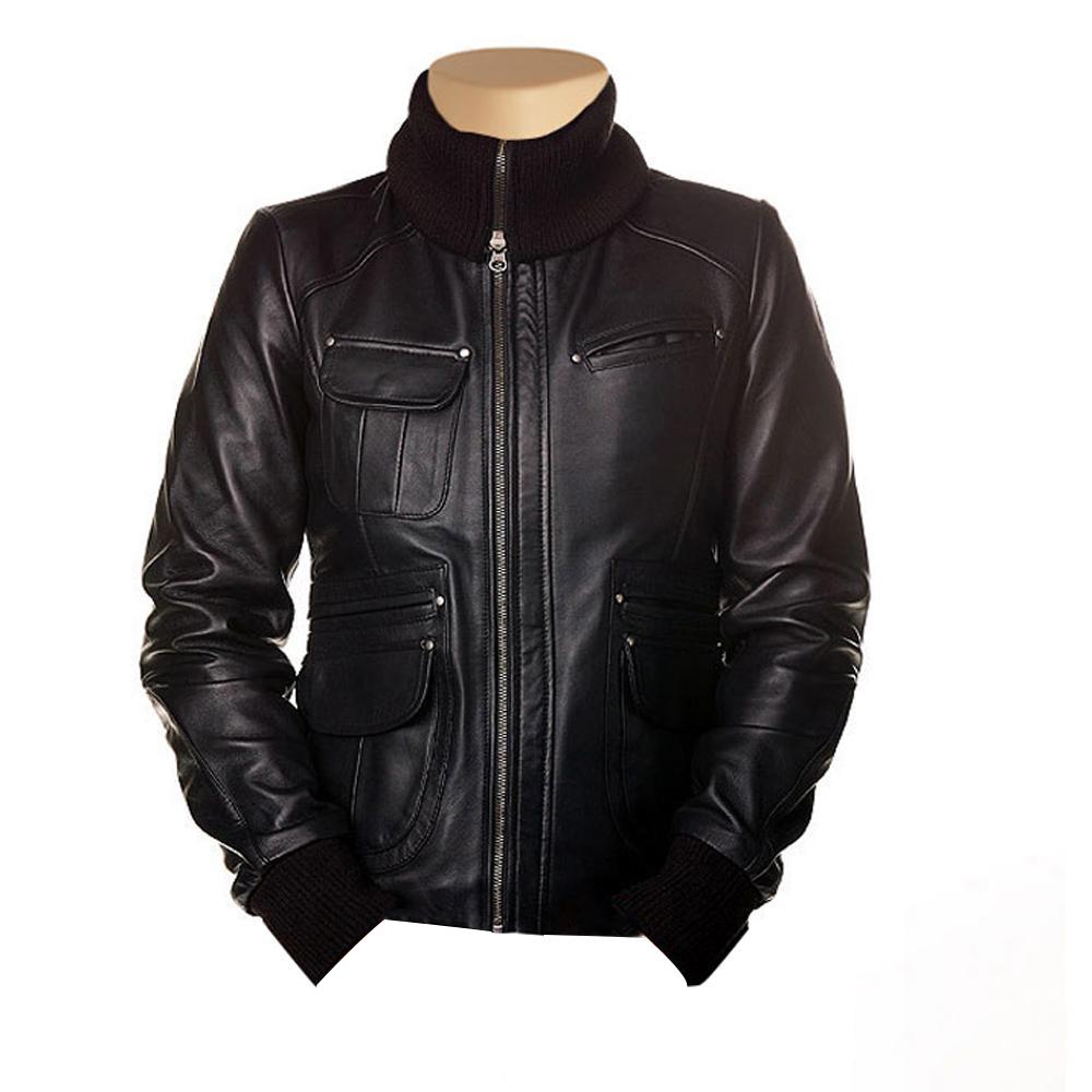 Relaxing Women's Deborah Black Leather Jacket