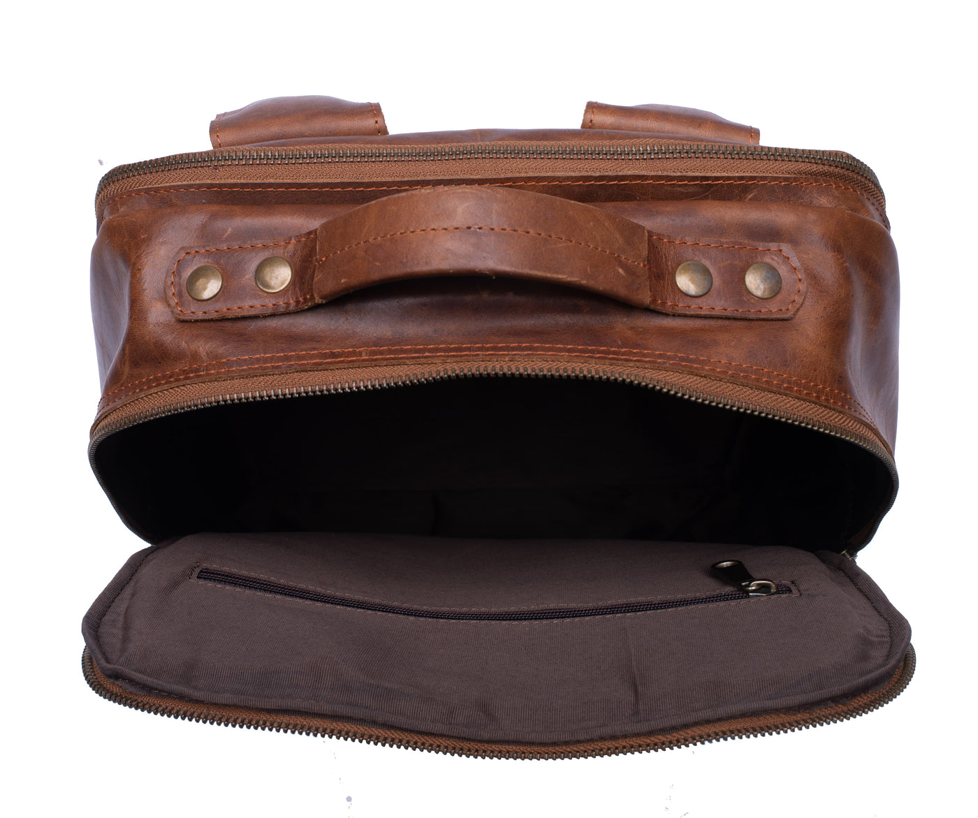 Burch's Brown Vintage Laptop Bag