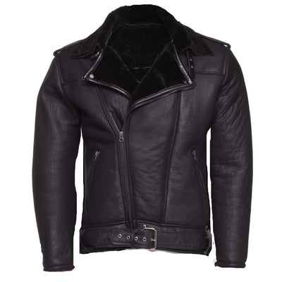 Women's Shearling Biker Jacket