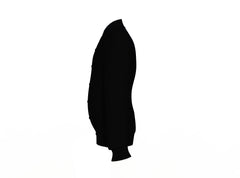 Look sporty Black Sleeves Black Varsity Letterman Jacket