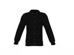 Look sporty Black Sleeves Black Varsity Letterman Jacket