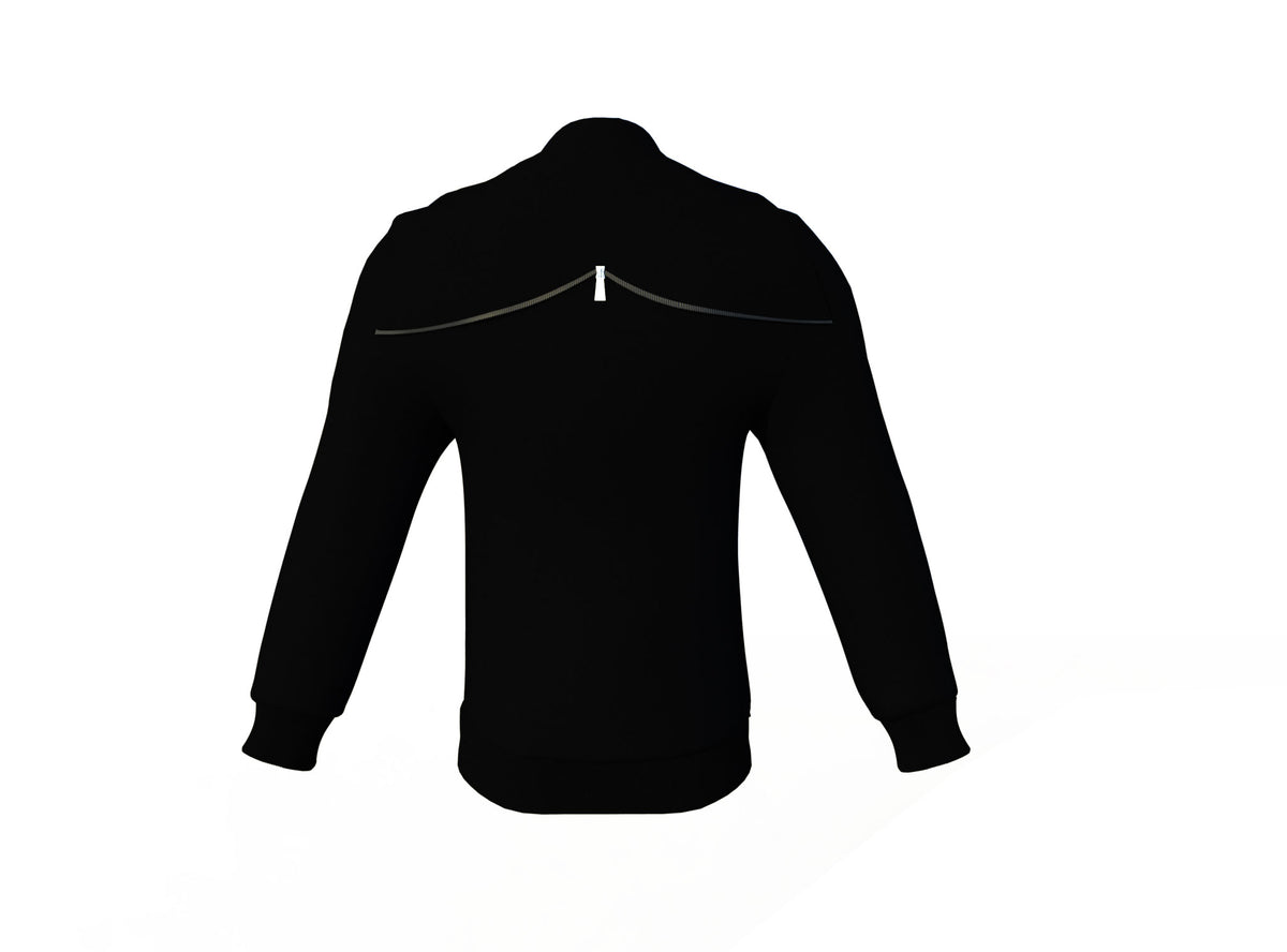 Look sporty Black Sleeves Black Varsity Letterman Jacket
