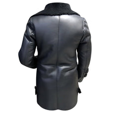 Comfortable and Cozy Paulina's Black Shearling Jacket