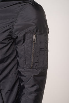 Allan's Ribbed Waist Nylon Flight Jacket