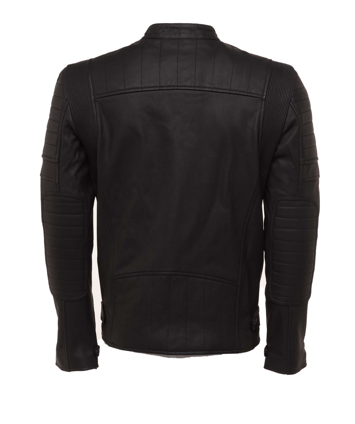 Turner's Matte Leather Biker Jacket