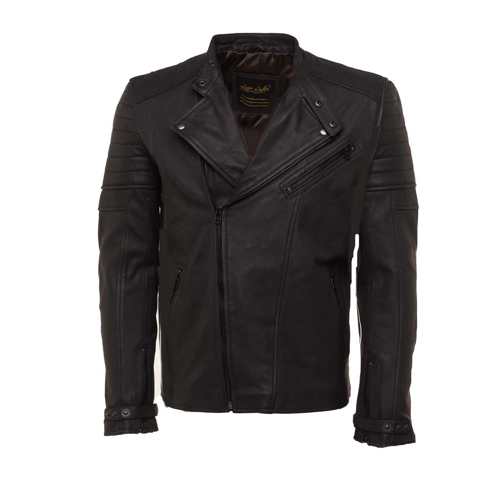 Turner's Matte Leather Biker Jacket